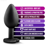 Luxe Bling's Training Kit Black With Gems Anal Plug